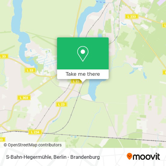 S-Bahn-Hegermühle map