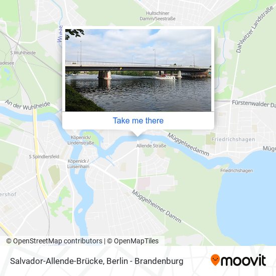 Salvador-Allende-Brücke map