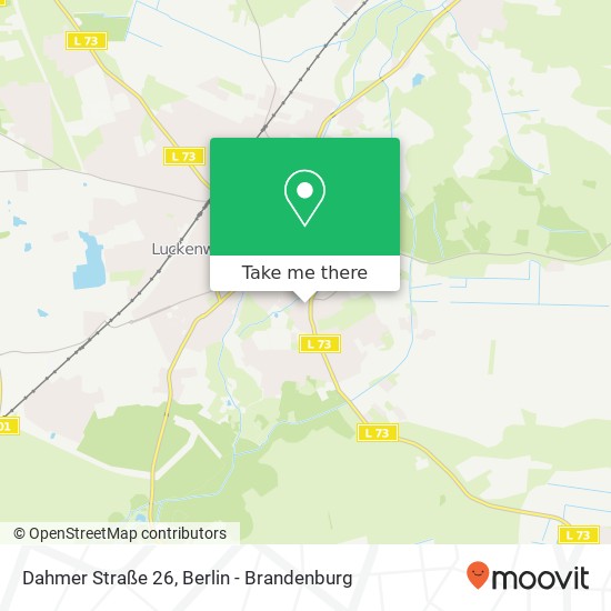 Dahmer Straße 26 map