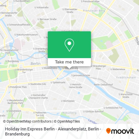 Holiday Inn Express Berlin - Alexanderplatz map