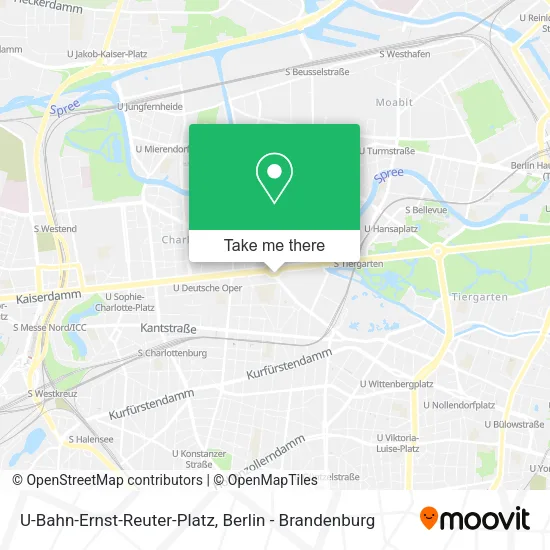 Карта U-Bahn-Ernst-Reuter-Platz