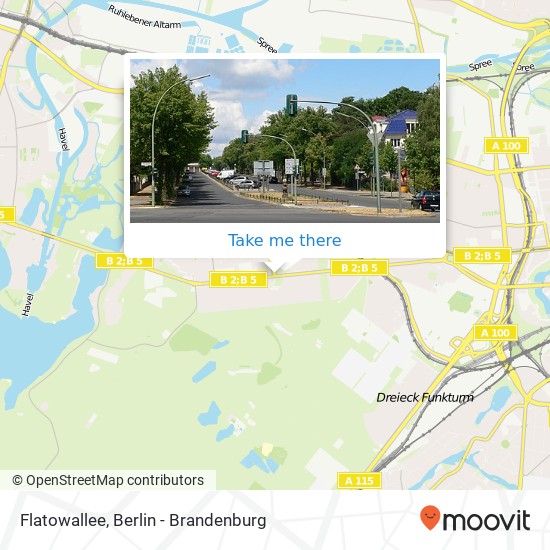 Flatowallee map