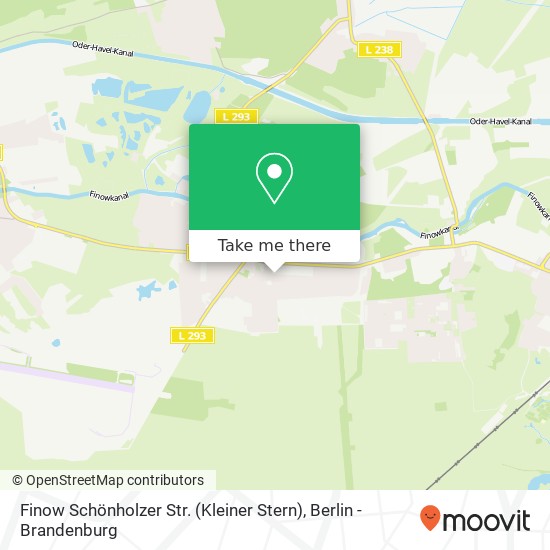 Finow Schönholzer Str. (Kleiner Stern) map