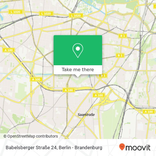 Babelsberger Straße 24 map