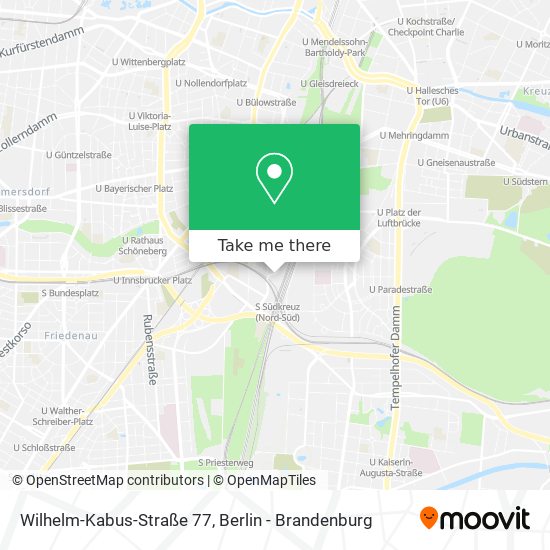 Карта Wilhelm-Kabus-Straße 77