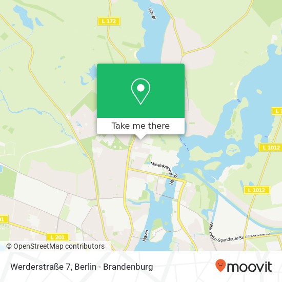 Werderstraße 7 map