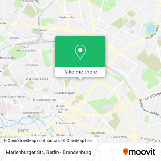 Marienburger Str. map