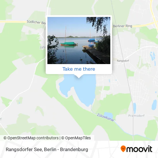 Карта Rangsdorfer See