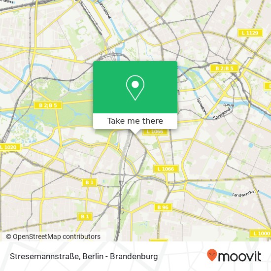 Карта Stresemannstraße