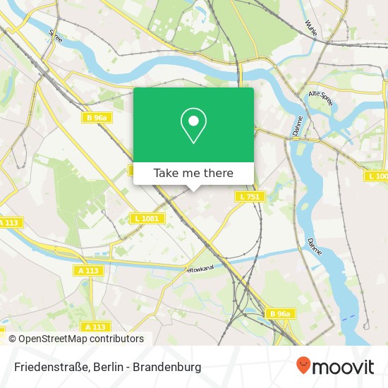 Friedenstraße map
