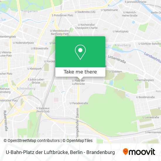 U-Bahn-Platz der Luftbrücke map