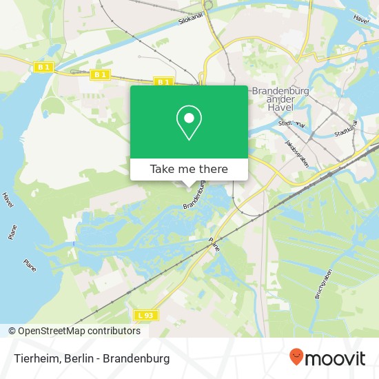 Tierheim map