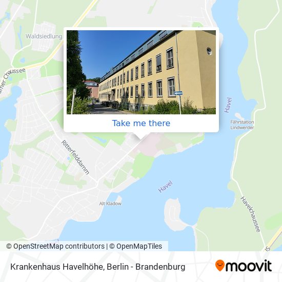 Карта Krankenhaus Havelhöhe