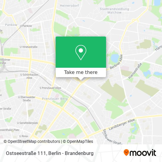 Ostseestraße 111 map