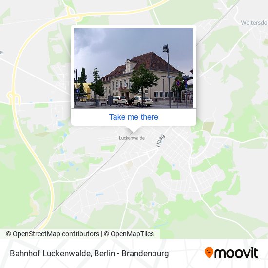 Bahnhof Luckenwalde map