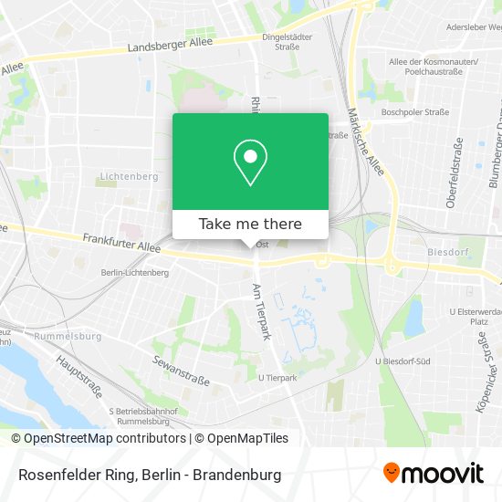 Карта Rosenfelder Ring