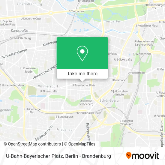 Карта U-Bahn-Bayerischer Platz