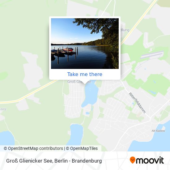 Groß Glienicker See map