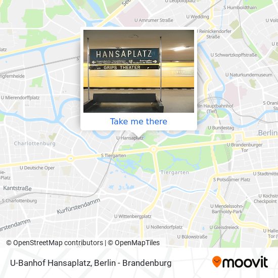 U-Banhof Hansaplatz map