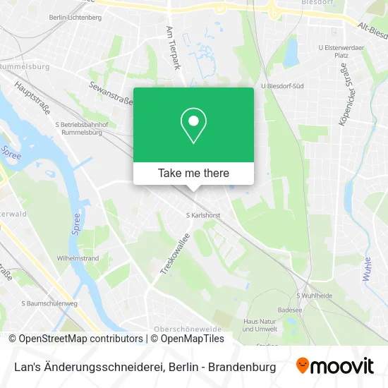 Карта Lan's Änderungsschneiderei