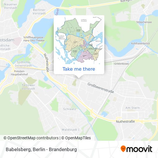 Babelsberg map