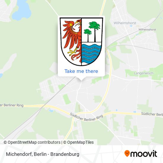 Michendorf map
