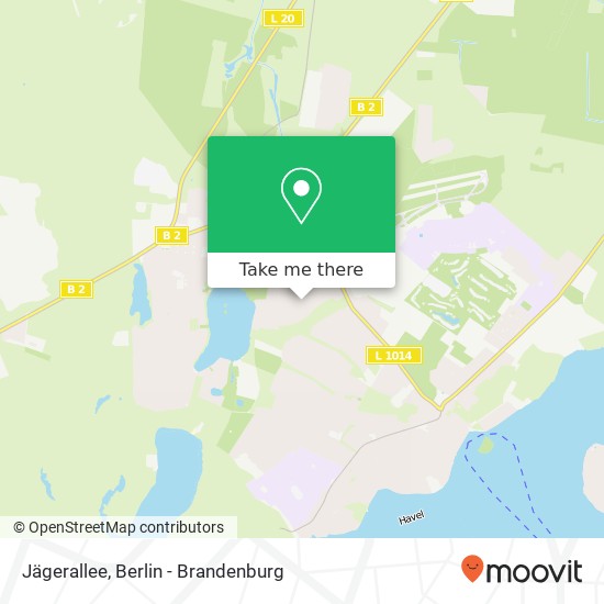 Jägerallee map