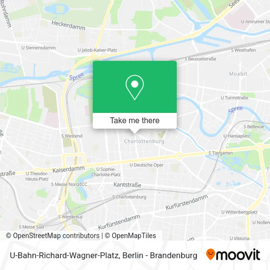 Карта U-Bahn-Richard-Wagner-Platz