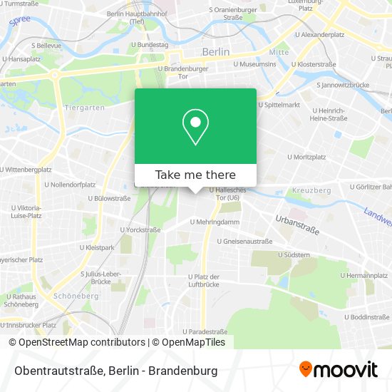 Карта Obentrautstraße