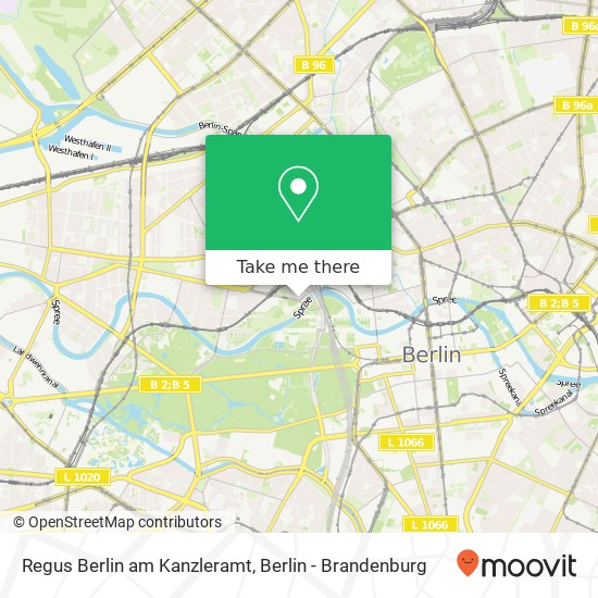Карта Regus Berlin am Kanzleramt