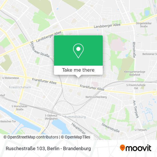 Ruschestraße 103 map