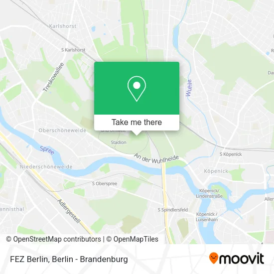 Карта FEZ Berlin