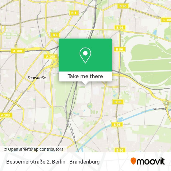 Bessemerstraße 2 map