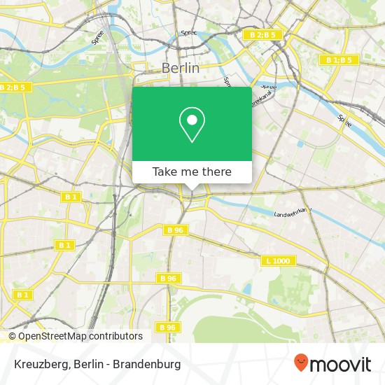 Kreuzberg map