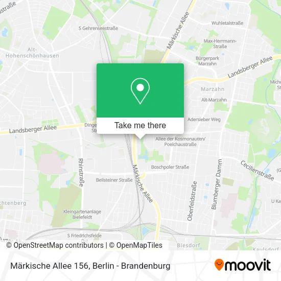 Карта Märkische Allee 156
