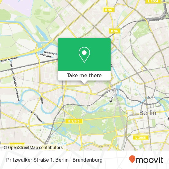 Pritzwalker Straße 1 map