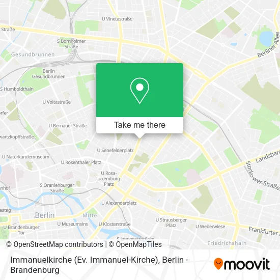 Карта Immanuelkirche (Ev. Immanuel-Kirche)