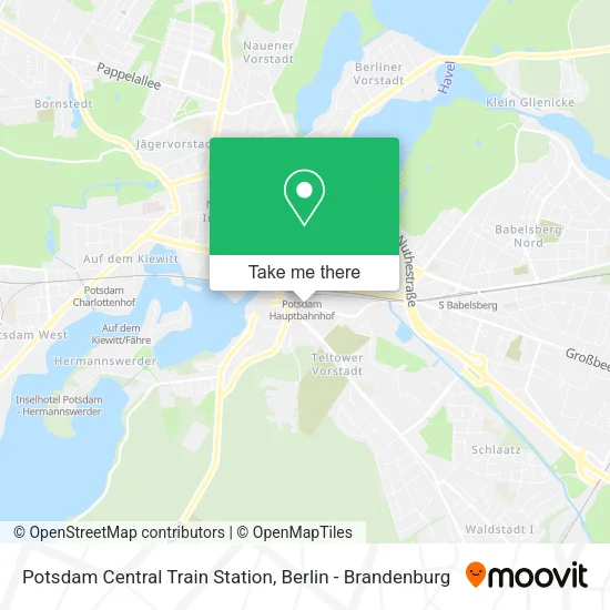 Карта Potsdam Central Train Station