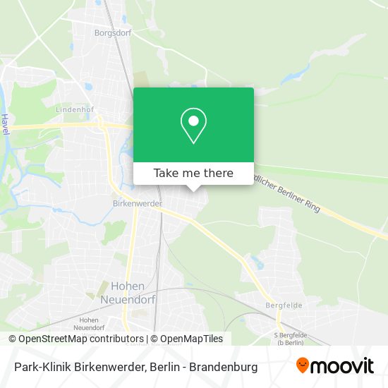 Карта Park-Klinik Birkenwerder
