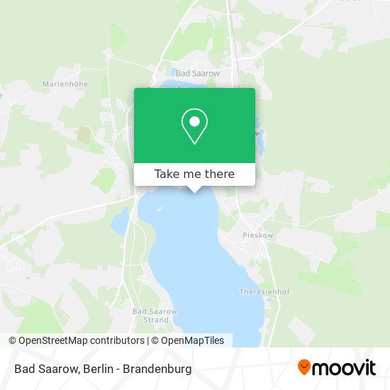 Карта Bad Saarow
