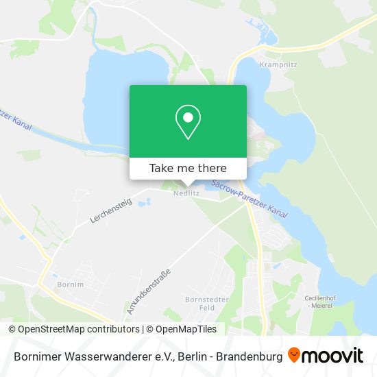 Bornimer Wasserwanderer e.V. map