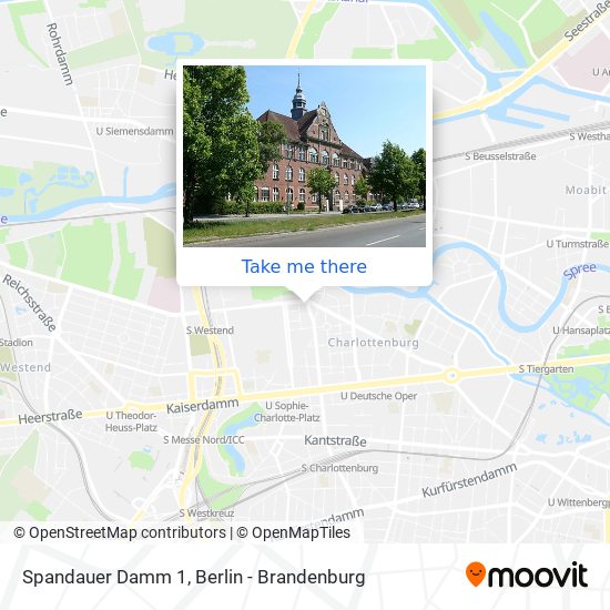 Карта Spandauer Damm 1