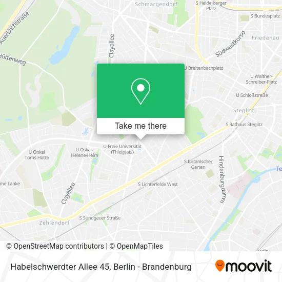 Карта Habelschwerdter Allee 45