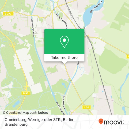 Oranienburg, Wernigeroder STR. map