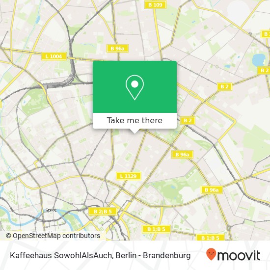 Карта Kaffeehaus SowohlAlsAuch