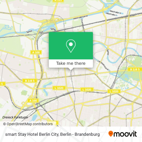 Карта smart Stay Hotel Berlin City