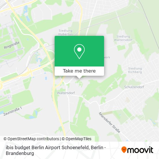 Карта ibis budget Berlin Airport Schoenefeld