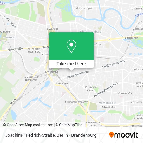 Joachim-Friedrich-Straße map