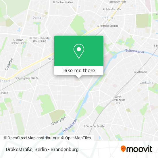 Карта Drakestraße