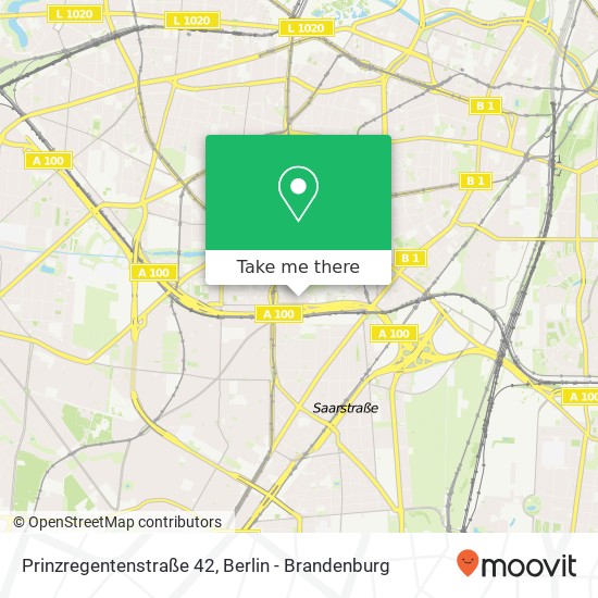 Prinzregentenstraße 42 map